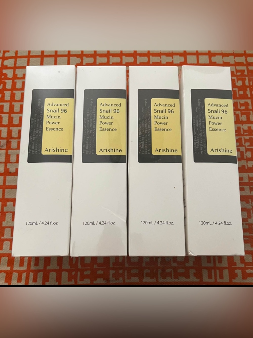 Arishine Advanced Snail 96 Mucin Power Essence Lot of 4